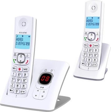 Alcatel F530 Voice Duo 2 Słuchawki Telefon Bezprzewodowy Stacjonarny DECT
