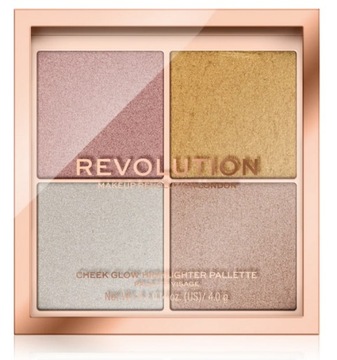 PALETA ROZŚWIETLACZY DO TWARZY REVOLUTION CHEEK GLOW