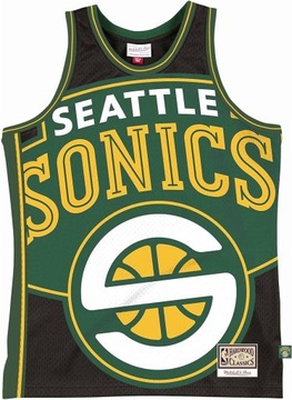 Czarna koszulka Mitchell & Ness Blown Out Seattle Supersonics