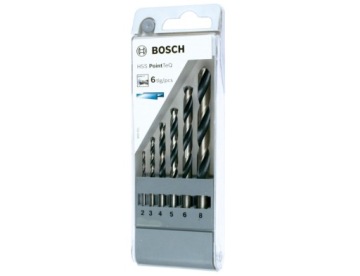 НАБОР из 6 сверл по стали BOSCH HSS POINTTEQ