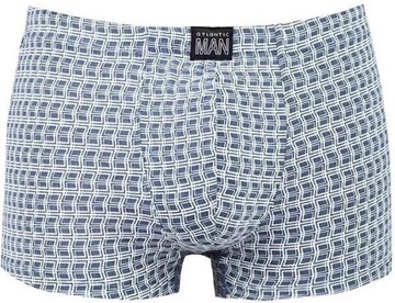 ATLANTIC SZORTY MĘSKIE BOKSERKI MH671 DENIM *L*