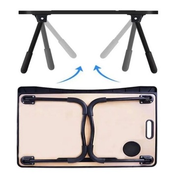 СКЛАДНОЙ СТОЛИК ДЛЯ НОУТБУКА С ПОДСТАВКОЙ