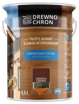 DREWNOCHRON IMPREGNAT EXTRA ORZECH CIEM. 4,5l