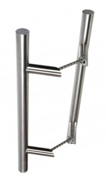 Uchwyt Pochwyt Antaba Drzwi INOX okrągły 500mm/45°