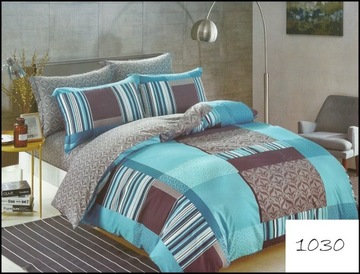 Komplet pościeli 200x220 COLLECTION WORLD Bawełna satynowa wzór 1030