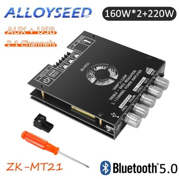 do cyfrowego wzmacniacza mocy AUX 12-36V Bluetooth
