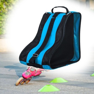 Torba na rolki Torba do noszenia rolek do rolek inline Quad Skate Blue