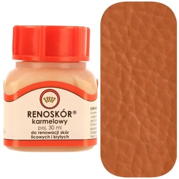FARBA do skóry Renoskór 30ml WILBRA - karmel