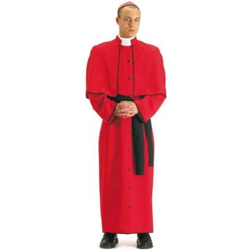 strój KSIĄDZ kardynał sutanna czerwona KARDYNAŁA M