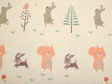 ДВУХСТОРОННИЙ ОБРАЗОВАТЕЛЬНЫЙ КОВРИК ЁЖ 150Х195СМ