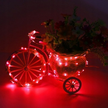100 Led 10M Солнечные садовые фонари Лампа