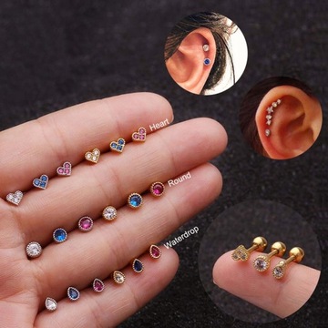 Штанга для пирсинга ушей из нержавеющей стали с Vol