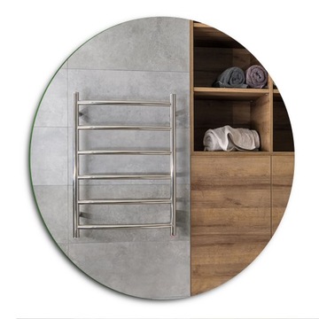 Okrągłe Lustro - Szlif + Poler - 88 cm
