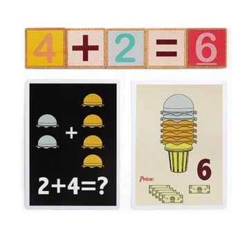 Top Bright ОБУЧЕНИЕ СЧЕТУ МАГАЗИН МОРОЖЕНОГО Монтессори