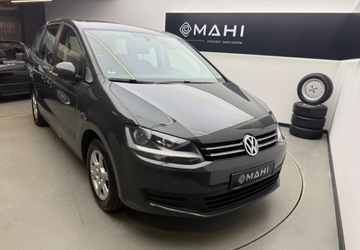 Volkswagen Sharan II Van 2.0 TDI-CR BMT 140KM 2010 Volkswagen Sharan 7 Miejsc Navi Klima Kamera Automat Alu Zamiana Raty Gwar