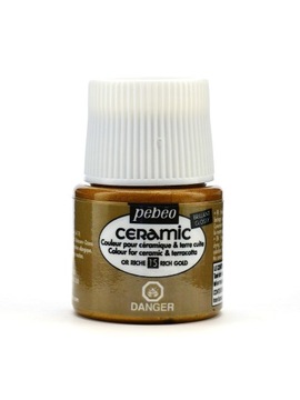 PEBEO CERAMIC 45ML RICH GOLD - farba do ceramiki