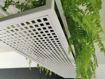 Nowoczesny kwietnik/półka sufit Loft 60cm BIAŁA
