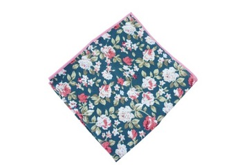 Poszetka chusteczka do kieszonki marynarki KWIATY