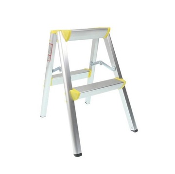 DRABINA ALUMINIOWA DWUSTRONNA 2X2 PODEST STEPER