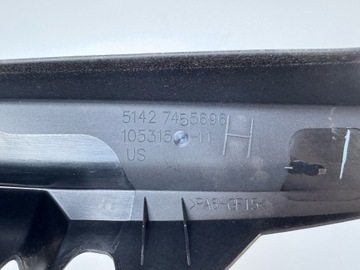 BMW G06 X6 RÁMEČEK KRYT RÁMCE DVEŘE PRAVÝ ZADNÍ 7455696