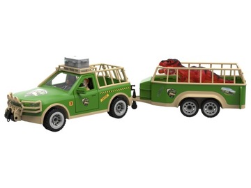 Машинка с прицепом и набор динозавров Vehicles Playset Playtive SET