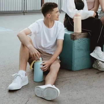 Сторона бассейна - Термобутылка с носиком - Стальной термос 1л B.BOX