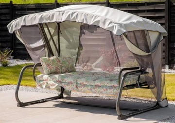 Huśtawka stojąca ogrodowa PATIO Ravenna Lux G038-12LB 4-osobowa