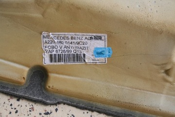 КОВРИК MERCEDES W220 ДЛИННЫЙ 98-02