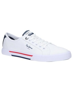 Pepe Jeans Tenisówki Brady Men Basic PMS30816 White 800