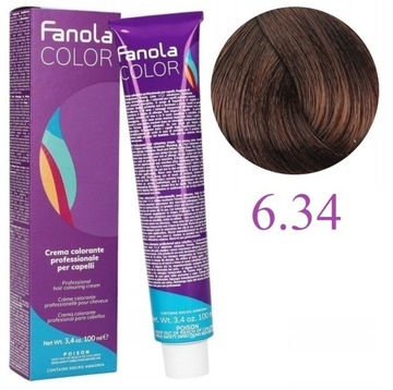Fanola Crema Colorante Farba 100ml Nr 6.34