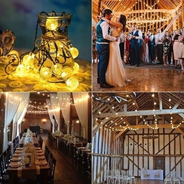 Светодиодная солнечная гирлянда, садовые фонари, 100 светодиодных шаров.