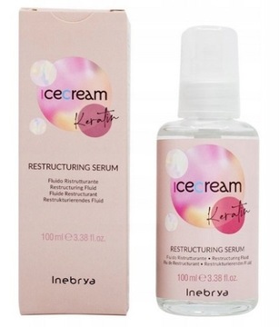 INEBRYA KERATIN KERATYNOWE SERUM DO WŁOSÓW 100ML