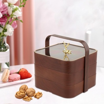 Поднос для сухофруктов с крышкой Поднос для сухофруктов в фруктовом стиле