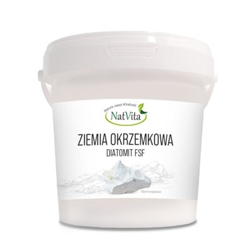 Ziemia Okrzemkowa Diatomit Czysta FSF Oczyszczanie 250g NatVita