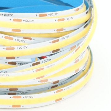 Taśma LED liniowa COB 9W/1m 12V Zimna na metry