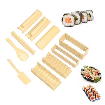 10-częściowy zestaw do robienia sushiInstrukcja