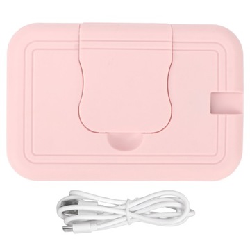 PODGRZEWACZ DO CHUSTECZEK TERMOSTAT USB RÓŻOWY