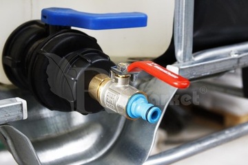 ZAWÓR 3/4 +NAKRĘTKA mauser zbiornik adapter do ZBIORNIKÓW IBC 1000L mauzer
