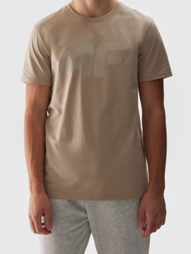 ФУТБОЛКА 4F МУЖСКАЯ СПОРТИВНАЯ ФУТБОЛКА ИЗ ХЛОПКА SS24