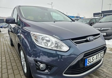 Ford C-MAX II Minivan 1.0 EcoBoost 125KM 2013 Ford C-MAX 1.0 Ecoboost 125KM.Parktron2x.Grzana przednia szyba.Isofix.Opla, zdjęcie 2