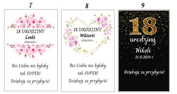 Благодарность для гостей ВОСЕМНАДЦАТЬ И БОЛЬШЕ брелок 18 ЛЕТ С ДНЕМ РОЖДЕНИЯ