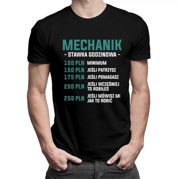 Koszulka męska - koszulka dla mechanika