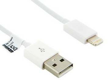 Kabel Apple Lightning 8 pin - USB A - 1 metr biały