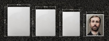 Фото для надгробной плиты 7x9 см. Фотопорсельна + клей