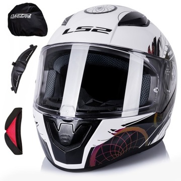 DAMSKI KASK MOTOCYKLOWY INTEGRALNY ECE 22.06 LS2 FF353 RAPID II BOHO XS