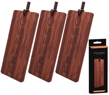 ZAPACH DO SAMOCHODU ZAWIESZKA FRESSO PARADISE SPARK x 3 sztuki
