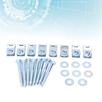 Комплект элементов для крепления на кузове грузовика Шайба с болтом-гайкой.