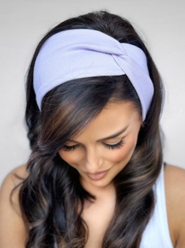 ПОВЯЗКА НА УШИ ЖЕНСКАЯ, ТОНКАЯ, УДОБНАЯ, ЛЕГКАЯ, РЕБРИСТАЯ, ЦВЕТНАЯ