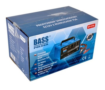 PROSTOWNIK Z ROZRUCHEM 6V/12V 120Ah ROZRUCH 75A