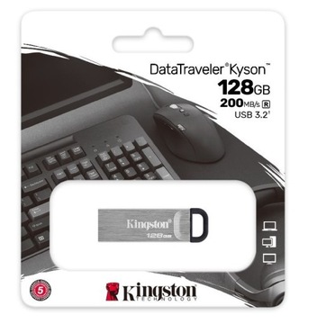 Флеш-накопитель Kingston Kyson DTKN/128 USB 3.2 200 МБ/с